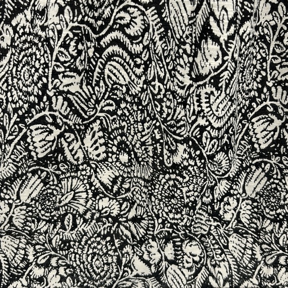 Lucky Brand Cold Shoulder Black and White Crochet Top Women’s Size Small - Picture 8 of 12